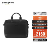 新秀丽（Samsonite）公文包休闲公文包黑色背包男女公文包男士礼物TO0*09012