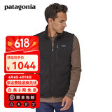 巴塔哥尼亚（Patagonia）男士保暖抓绒衣上衣背心立领马甲开衫 Better Sweater 25882 BLK S