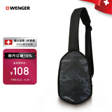 威戈（WENGER）瑞士军刀单肩包胸包3.5L男女骑行背包运动斜挎包出差611766