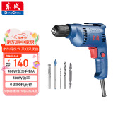 东成手电钻WJZ400-10K正反转可调速多功能家用电钻电动工具
