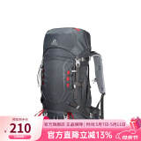 艾王2024新款专业户外登山双肩包40L升大容量耐磨防泼水男女轻便 条纹高级灰 8109C 35+5L（背负系统+送防雨罩）