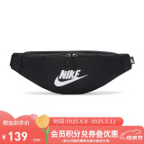 耐克（NIKE）男女腰包 单肩包斜挎包胸包休闲包DB0490-010 黑