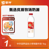 蒙牛（MENGNIU）中华滋养金丝小枣风味酸牛奶 1kgx1瓶