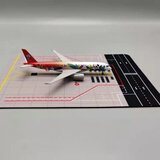 功斌四川航空熊猫涂装飞机空客a350客机国内民航川航仿真飞机模型玩具 20厘米合金带起落架+停机坪