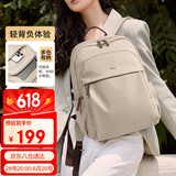 高尔夫（GOLF）双肩包女休闲背包学院风书包大容量14英寸笔记本电脑包旅行包出差