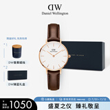 丹尼尔惠灵顿（DanielWellington）DW女表皮革表带28mm欧美简约风时尚石英手表节日礼物DW00100231