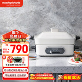 摩飞电器（Morphyrichards） 多功能料理锅电烧烤肉锅炉一体家用蒸煮炒煎电火锅MR9088 3L 富士白标配
