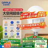 欧普（OPPLE）LED灯泡节能灯泡E27大螺口家用商用摆摊大功率厂房工矿灯28瓦白光