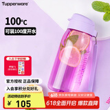 特百惠（Tupperware）乐趣550ML塑料杯夏季男女学生便携运动水杯子大容量双饮口 冰沙紫