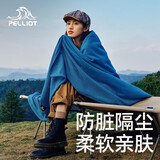 伯希和（Pelliot）户外睡袋秋冬季成人露营隔脏抓绒内胆加厚保暖毯子16003003孔雀蓝