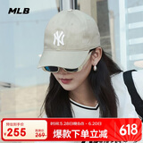 MLB棒球帽子夏季大头围鸭舌帽软顶帽送礼3ACP6601N-50SAP