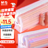 晨光(M&G)文具0金属透明笔袋 网纱简约透气考试专用文具盒文具袋便携中考高考可带入考场APB932ME