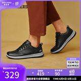 斯凯奇（Skechers）男鞋夏季商务皮鞋舒适板鞋透气软底轻便休闲鞋户外工作鞋210835