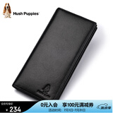 暇步士（Hush Puppies）男士钱包牛皮休闲钱包长款钱包多卡位钱夹生日礼物送男友实用
