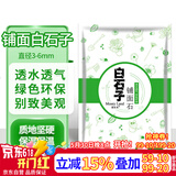 漫生活白石子1.5kg园艺绿植装饰小石子多肉铺面石花盆植物造景白石子