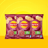 乐事（Lay's） 薯片40g*3包小龙虾味薯片儿童节休闲零食 经典原味多种混合口味 麻辣锅40g*3袋