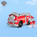 汪汪队立大功（PAW PATROL）狗狗巡逻队男孩女孩生日礼物玩具车大救援车系列-消防车+毛毛