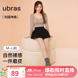 ubras【虞书欣同款】光腿神器双层连裤袜子打底裤袜丝袜女粉底液 【10~15℃-连脚款】-自然偏白 1条 L