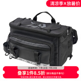 达亿瓦（DAIWA） 路亚渔具包 多功能收纳大容量双肩包斜挎包钓鱼腰包 路亚腰包-黑色（32x12x20cm)