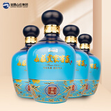 山庄老酒山庄皇家窖藏彩陶 38度450ml*4/瓶 纯粮食优级浓香型白酒整箱装
