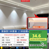 佼佼者（JIAOJIAOZHE）cob线形灯嵌入式线型暗装灯槽双眼皮客厅吊顶预埋线条灯 竖装款