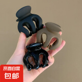 【京东物流】南瓜小抓夹高马尾抓夹固定神器发夹后脑美发工具 抓夹【4个】2cm