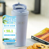 乐扣乐扣（LOCK&LOCK）遇见元气保温保冷咖啡杯带茶网男女车载水杯550mL蓝色LHC3300SBLU
