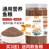 华畜 锦鲤鱼粮观赏鱼食鱼色扬饲料血鹦鹉鱼粮金鱼罗汉鱼粮增色颗粒型 1罐【2mm通用型鱼粮】200g