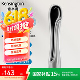 肯辛通Kensington 护腕鼠标垫 舒适人体工学鼠标垫护腕托家用办公游戏 K62395黑灰 键盘腕垫