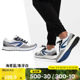 迪卡侬（DECATHLON）运动鞋男鞋春季透气休闲防滑鞋子轻便减震跑步鞋网面鞋RUNS 海青蓝/象牙白 40