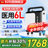 科司德德国品牌医用级家用制氧机吸氧机老人孕妇氧气机5L升轻音制氧雾化 【旗舰款】25新品医用6升SZ-6AW 2025年科司德全新升级医用级