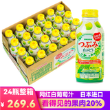 三佳利（Sangaria）日本进口三佳丽饮料果汁含果肉网红饮料380g瓶装聚会用餐 20%白葡萄 380g*24瓶