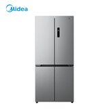 美的（Midea）545十字对开双开四开门大容量风冷无霜一级能效双变频超薄变温家用电冰箱MR-545WSPZE