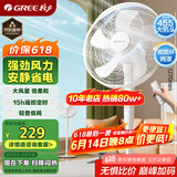 格力（GREE）【格力造-品质推荐】大风量落地扇家用电风扇摇头轻音柔风电扇科技风节能宿舍风扇 FD-40X77Bh5