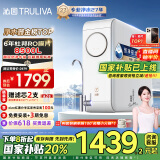 沁园（TRULIVA）净水器家用小白鲸1000Gpro 6年RO反渗透过滤器 厨下式直饮水净饮机3L/分钟UR-S51045家电国家补贴