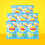 乐事（Lay's） 薯片40g*8包小龙虾味薯片休闲零食 经典原味多种混合口味 青柠味40g*8袋