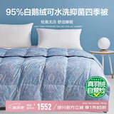 博洋家纺 亚斯 抑菌95%白鹅绒被羽绒被 四季被(600g填充)220*240cm