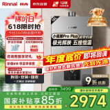 林内（Rinnai）【小蛮腰Pro plus】16升极光灰燃气热水器【家电国家补贴15%】 进口恒温芯 16GD33（JSQ31-GD33）