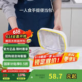 乐扣乐扣（LOCK&LOCK）耐热玻璃保鲜盒微波炉饭盒上班族便当盒学生餐盒1020ml配便当包