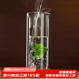 青苹果耐热水杯290ml6只 无铅玻璃杯牛奶杯啤酒杯绿茶杯多功能杯套装