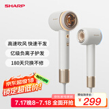 夏普高速吹风机家用 大功率负离子电吹风低噪音护发风筒高速风干不伤发升级款IB-RP47C-C