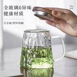 忆壶茶玻璃泡茶杯耐热防爆茶水分离茶道办公室喝茶男士个人专用杯子带盖