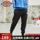 dickies休闲裤男 印花休闲裤百搭 男女情侣同款7066 黑色 L