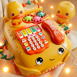 斯纳恩（Snaen）儿童玩具电话机1-2岁婴幼儿早教多功能仿真座机男孩女孩生日礼物