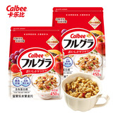 卡乐比（Calbee） 日本进口早餐水果即食麦片零食冲饮谷物 【超值装】原味450g*2袋
