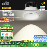 鹿家良品（LUUGAA）星月小山丘射灯嵌入式洗墙灯深杯防眩客厅孔灯无主灯玄关过道灯 开孔55mm|5W|智能款|白杯