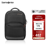 新秀丽（Samsonite）电脑包双肩包商务背包笔记本包休闲都市36B*09009黑色15英寸