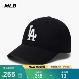 MLB帽子男女软顶棒球帽虞书欣明星同款运动鸭舌帽3ACP6601N-07BKS-F