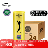 史莱辛格（Slazenger） 网球温网用球铁罐/胶罐训练比赛施莱辛格豹子球练习球专业网球 铁罐三粒装/1箱 340971