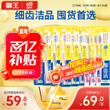 狮王弹力护龈牙刷6支+弹力炫净牙刷4支+40g牙膏3支套装